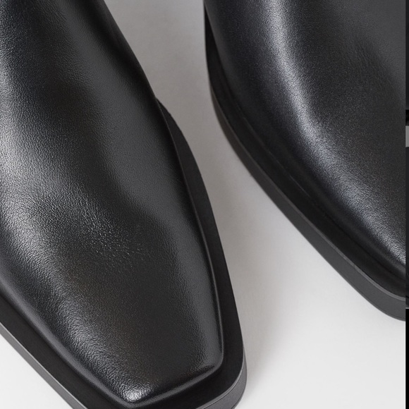 H&M Leather Boots NWT - Picture 4 of 9